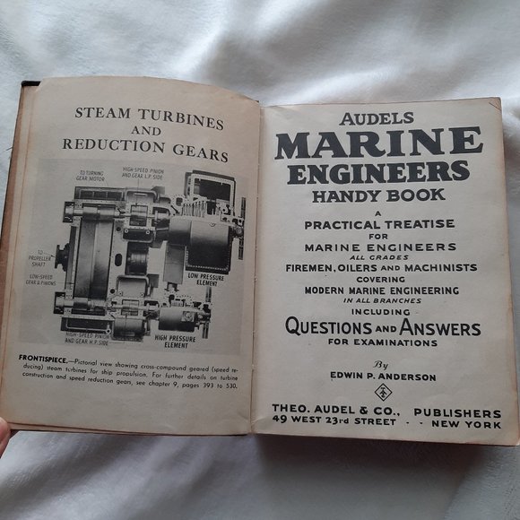 Vintage 1943 AUDELS Marine Engineers Handy Book - Picture 5 of 8